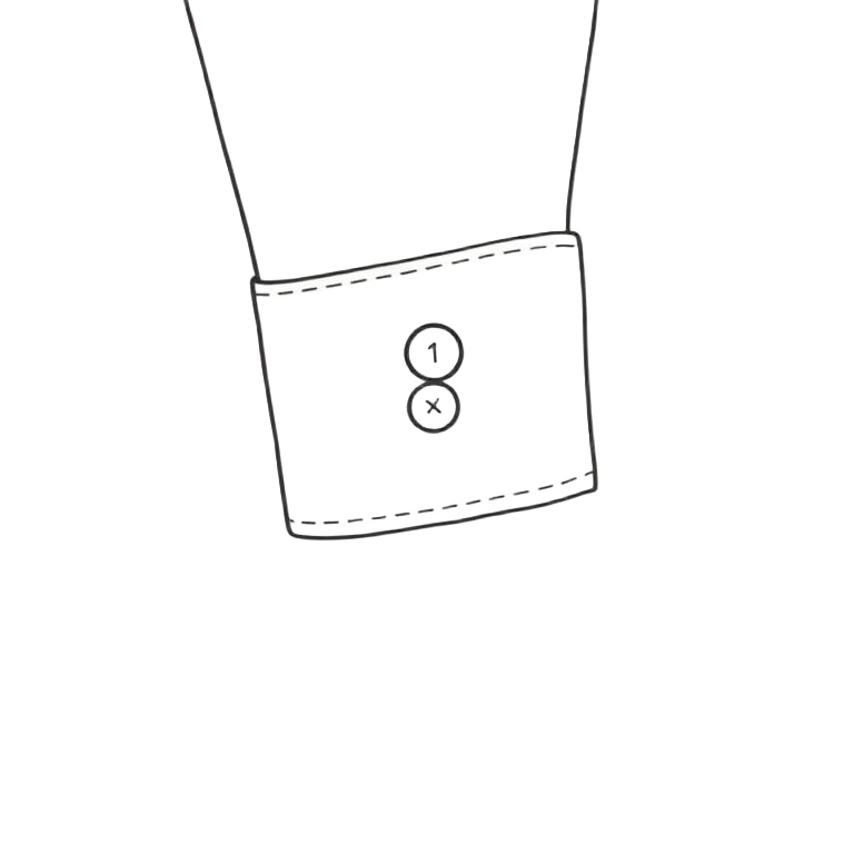 Cuff of a shirt