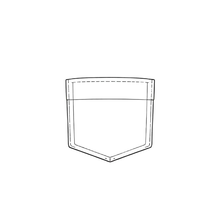 Chest pocket of a shirt