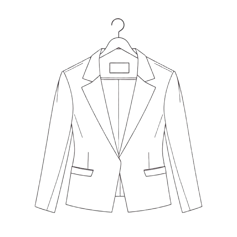 Shoulder of a jacket